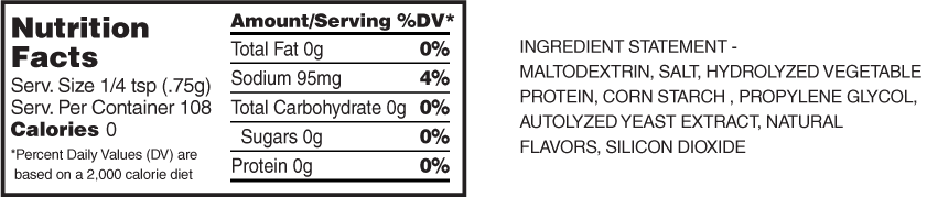 nutrition facts